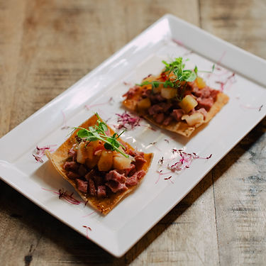 Spicy Chorizo on Cassava Chips