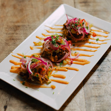 Trio of Tostones